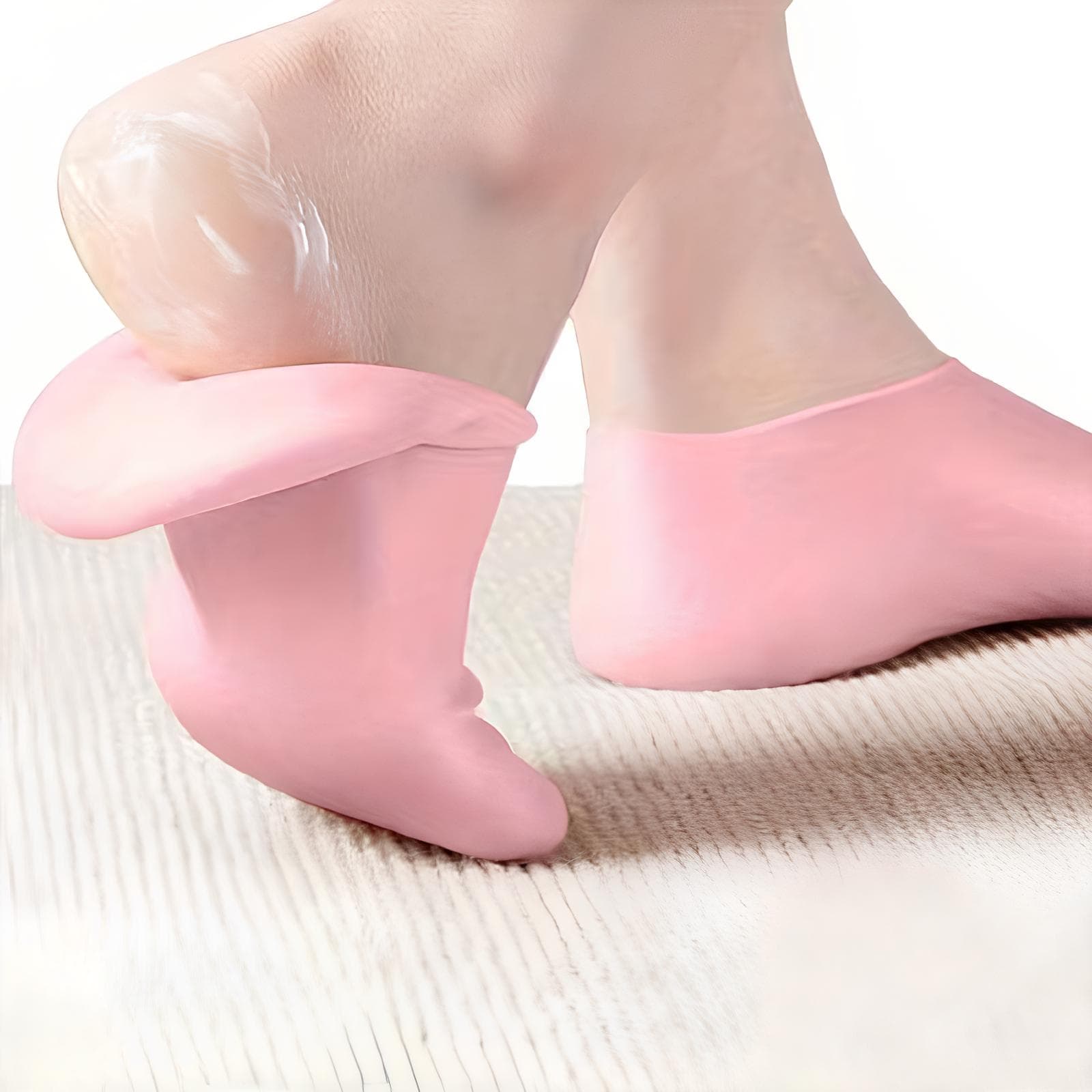 SilkyFeet - Sylikonowe skarpetki nawilżające